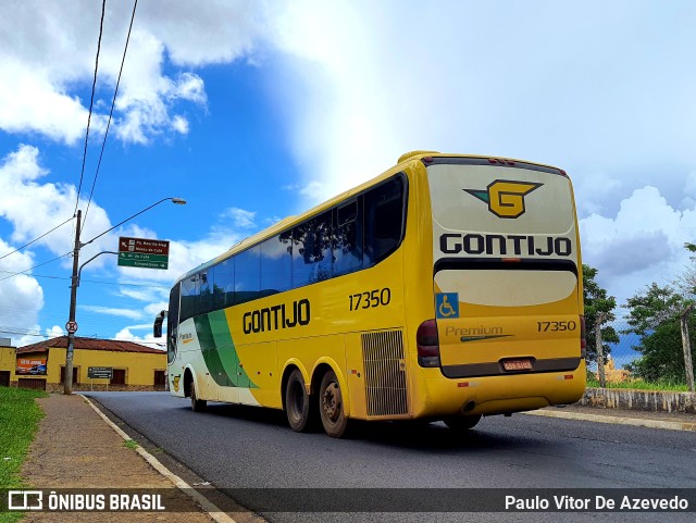 Empresa Gontijo de Transportes 17350 na cidade de Ribeirão Preto, São Paulo, Brasil, por Paulo Vitor De Azevedo. Número da foto: #9650253.