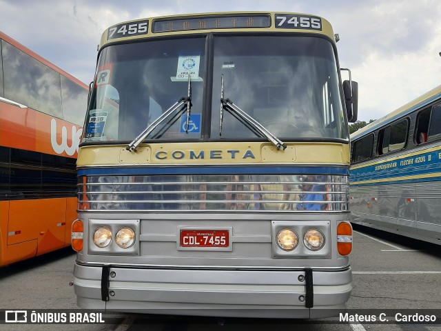 Viação Cometa 7455 na cidade de São Paulo, São Paulo, Brasil, por Mateus C.  Cardoso. Número da foto: #9649207.