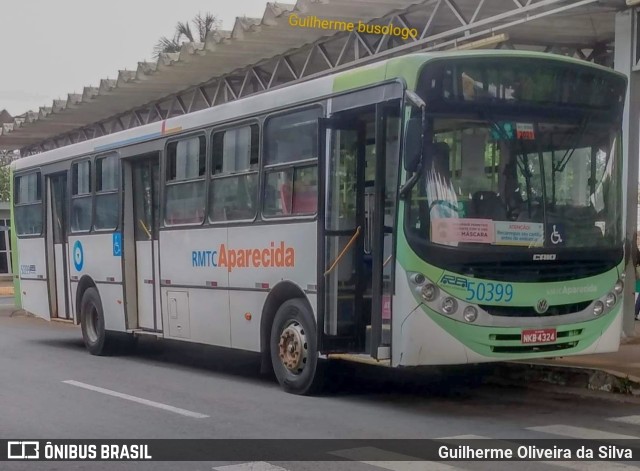 Rápido Araguaia 50399 na cidade de Aparecida de Goiânia, Goiás, Brasil, por Guilherme Oliveira da Silva. ID da foto: 9648812.