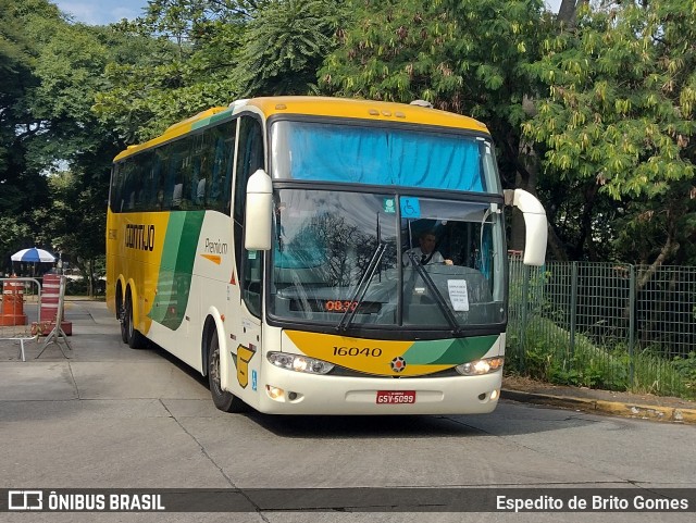 Empresa Gontijo de Transportes 16040 na cidade de São Paulo, São Paulo, Brasil, por Espedito de Brito Gomes. ID da foto: 9653799.