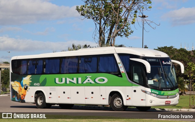 Empresa União de Transportes 4143 na cidade de Florianópolis, Santa Catarina, Brasil, por Francisco Ivano. ID da foto: 9654089.