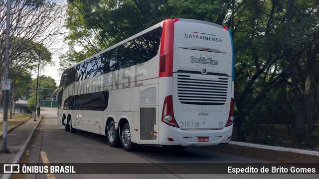 Auto Viação Catarinense 319318 na cidade de São Paulo, São Paulo, Brasil, por Espedito de Brito Gomes. Número da foto: #9653796.