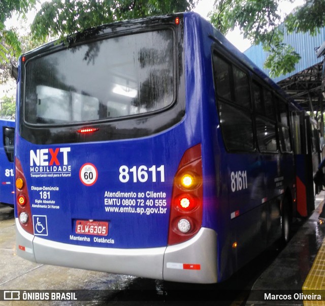 Next Mobilidade - ABC Sistema de Transporte 81.611 na cidade de Diadema, São Paulo, Brasil, por Marcos Oliveira. Número da foto: #9654551.