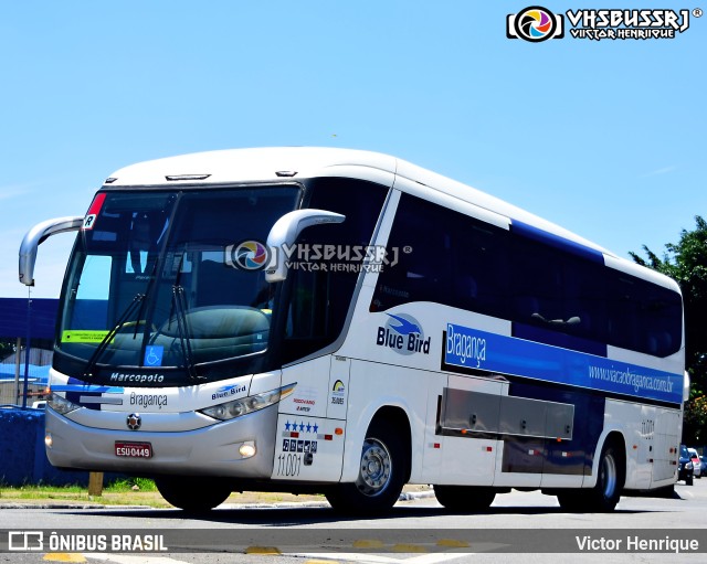 Auto Viação Bragança 11001 na cidade de São Paulo, São Paulo, Brasil, por Victor Henrique. Número da foto: #9653844.