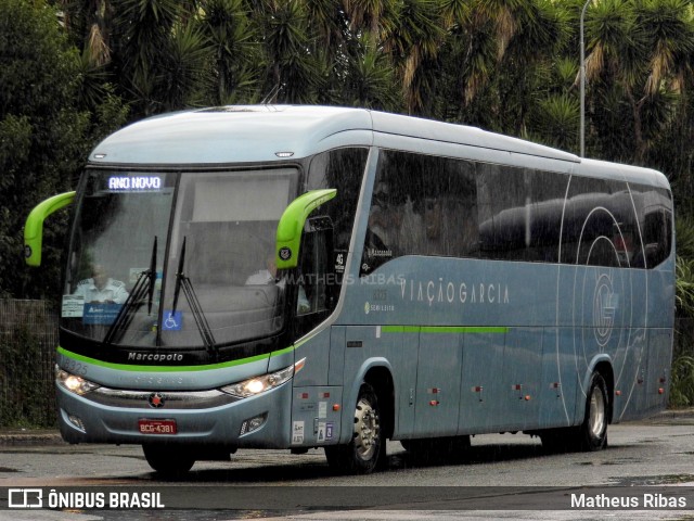 Viação Garcia 8325 na cidade de Curitiba, Paraná, Brasil, por Matheus Ribas. ID da foto: 9651995.