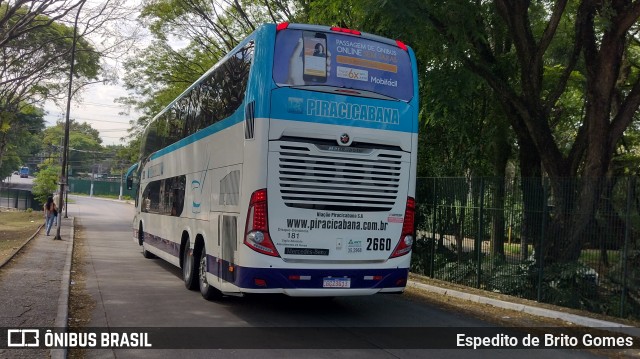 Viação Piracicabana 2660 na cidade de São Paulo, São Paulo, Brasil, por Espedito de Brito Gomes. ID da foto: 9653791.