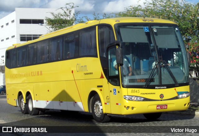 Viação Itapemirim 8845 na cidade de Caruaru, Pernambuco, Brasil, por Victor Hugo. ID da foto: 9652831.