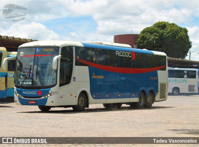 Viação Riodoce 71249 na cidade de Vitória da Conquista, Bahia, Brasil, por Tadeu Vasconcelos. ID da foto: 9652365.