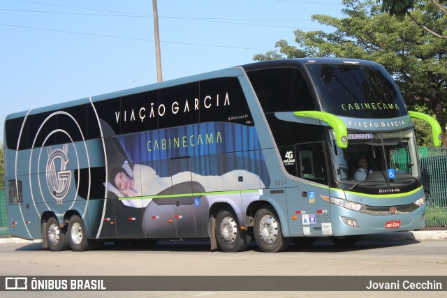 Viação Garcia 8664 na cidade de São Paulo, São Paulo, Brasil, por Jovani Cecchin. ID da foto: 9654266.