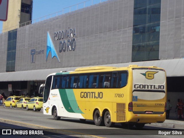 Empresa Gontijo de Transportes 17180 na cidade de Rio de Janeiro, Rio de Janeiro, Brasil, por Roger Silva. ID da foto: 9654174.