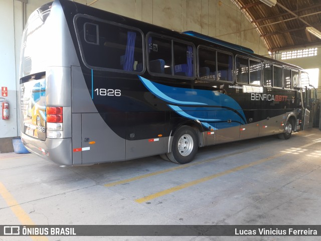 BBTT - Benfica Barueri Transporte e Turismo 1826 na cidade de Sorocaba, São Paulo, Brasil, por Lucas Vinicius Ferreira. ID da foto: 9652140.