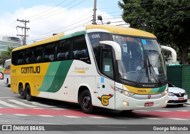 Empresa Gontijo de Transportes 19105 na cidade de São Paulo, São Paulo, Brasil, por George Miranda. ID da foto: 9655373.