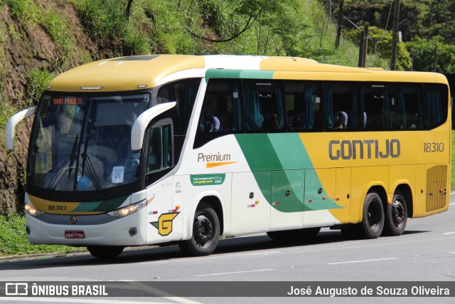 Empresa Gontijo de Transportes 18310 na cidade de Piraí, Rio de Janeiro, Brasil, por José Augusto de Souza Oliveira. Número da foto: #9656328.