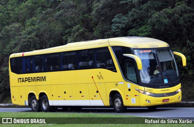 Viação Itapemirim 60023 na cidade de Petrópolis, Rio de Janeiro, Brasil, por Rafael da Silva Xarão. ID da foto: 9657065.