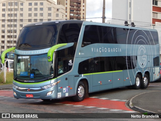 Viação Garcia 8011 na cidade de Curitiba, Paraná, Brasil, por Netto Brandelik. Número da foto: #9655068.