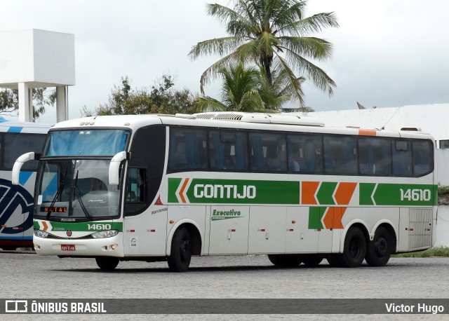 Empresa Gontijo de Transportes 14610 na cidade de Caruaru, Pernambuco, Brasil, por Victor Hugo. ID da foto: 9654901.