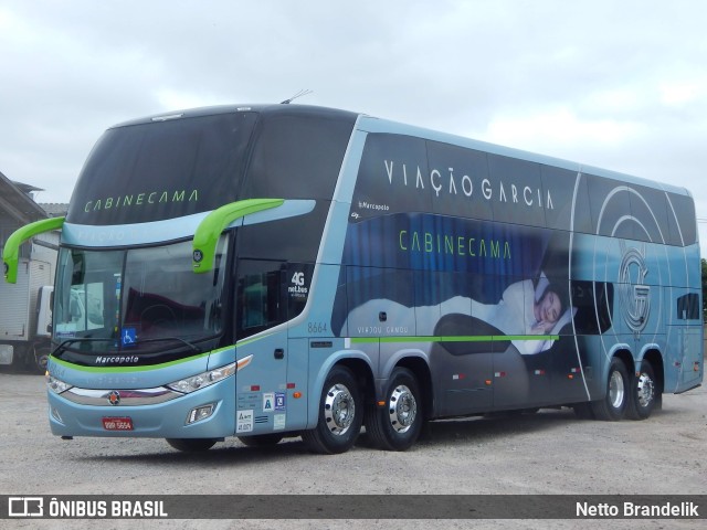 Viação Garcia 8644 na cidade de Curitiba, Paraná, Brasil, por Netto Brandelik. ID da foto: 9655056.