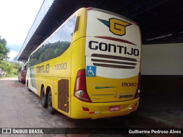 Empresa Gontijo de Transportes 19080 na cidade de Lambari, Minas Gerais, Brasil, por Guilherme Pedroso Alves. ID da foto: 9655941.