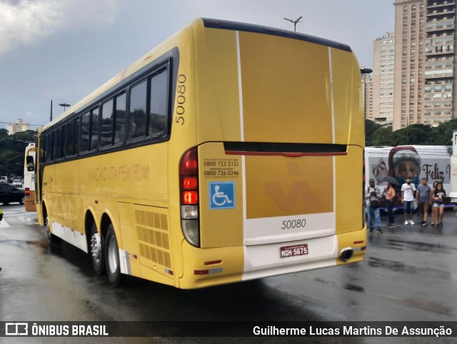 Viação Itapemirim 50080 na cidade de São Paulo, São Paulo, Brasil, por Guilherme Lucas Martins De Assunção. ID da foto: 9659111.