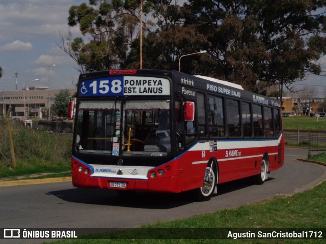 El Puente S.A.T. 64 na cidade de La Tablada, La Matanza, Buenos Aires, Argentina, por Agustin SanCristobal1712. Número da foto: #9657666.