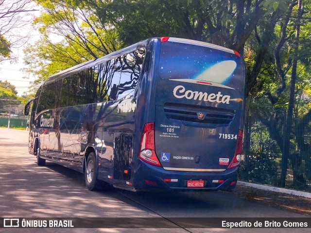 Viação Cometa 719534 na cidade de São Paulo, São Paulo, Brasil, por Espedito de Brito Gomes. ID da foto: 9657933.