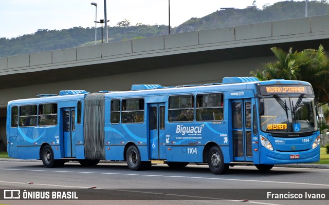 Biguaçu Transportes Coletivos Administração e Participação 1104 na cidade de Florianópolis, Santa Catarina, Brasil, por Francisco Ivano. Número da foto: #9660096.