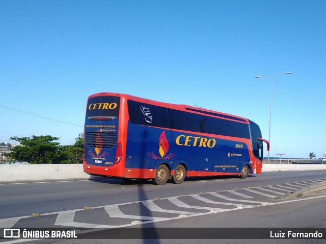 Viação Cetro 20015 na cidade de Maceió, Alagoas, Brasil, por Luiz Fernando. Número da foto: #9659376.
