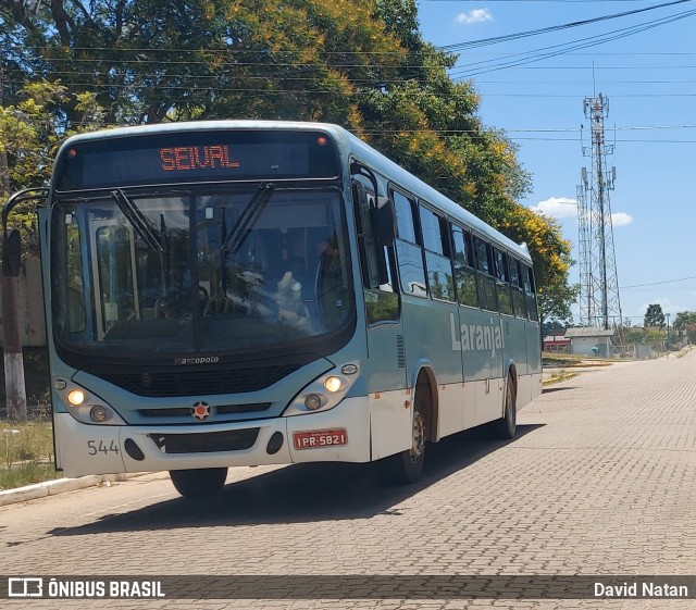 Laranjal Transportes 544 na cidade de Candiota, Rio Grande do Sul, Brasil, por David Natan. ID da foto: 9659101.