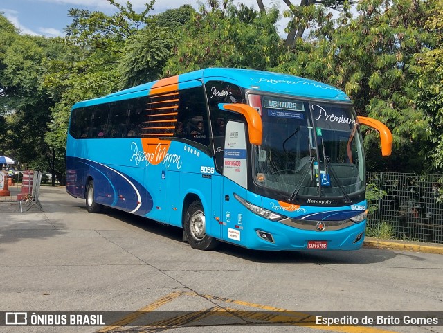 Empresa de Ônibus Pássaro Marron 5056 na cidade de São Paulo, São Paulo, Brasil, por Espedito de Brito Gomes. ID da foto: 9657953.