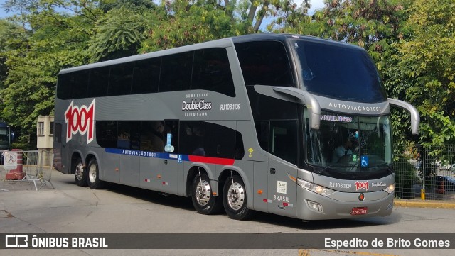 Auto Viação 1001 RJ 108.1139 na cidade de São Paulo, São Paulo, Brasil, por Espedito de Brito Gomes. Número da foto: #9657983.