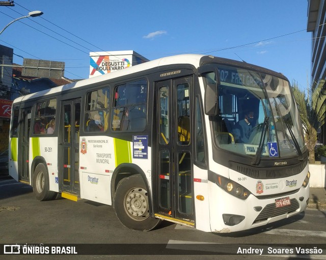 Otrantur Transporte e Turismo 50-351 na cidade de São Vicente, São Paulo, Brasil, por Andrey  Soares Vassão. Número da foto: #9658621.