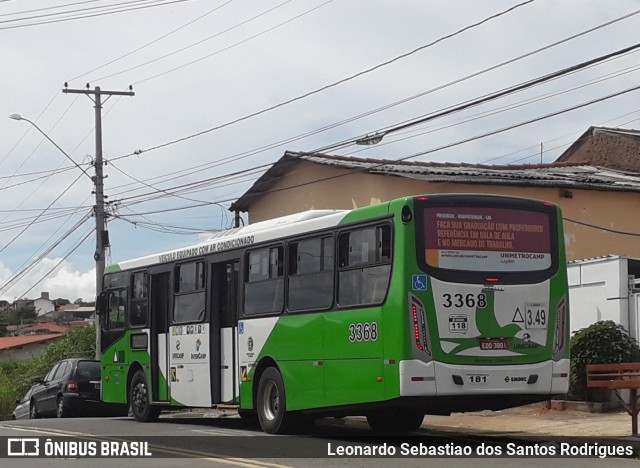 VB Transportes e Turismo 3368 na cidade de Campinas, São Paulo, Brasil, por Leonardo Sebastiao dos Santos Rodrigues. Número da foto: #9658623.