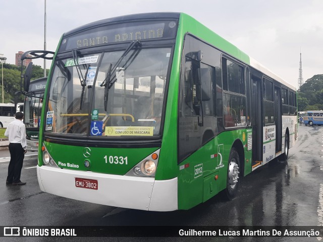 Viação Santa Brígida 1 0331 na cidade de São Paulo, São Paulo, Brasil, por Guilherme Lucas Martins De Assunção. ID da foto: 9659181.