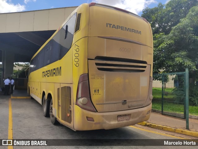 Viação Itapemirim 60067 na cidade de Ribeirão Preto, São Paulo, Brasil, por Marcelo Horta. Número da foto: #9658520.