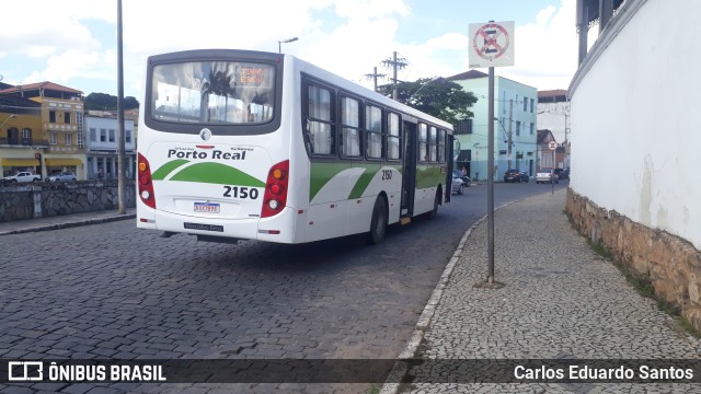 Viação Porto Real 2150 na cidade de São João del Rei, Minas Gerais, Brasil, por Carlos Eduardo Santos. Número da foto: #9659558.