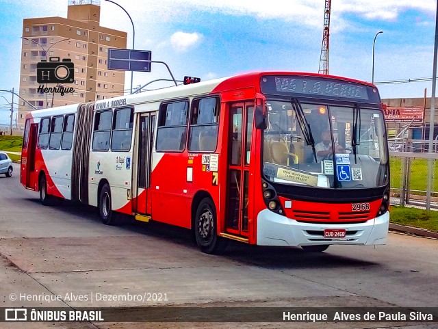 Itajaí Transportes Coletivos 2968 na cidade de Campinas, São Paulo, Brasil, por Henrique Alves de Paula Silva. ID da foto: 9658721.