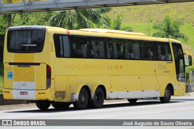 Viação Itapemirim 9537 na cidade de Piraí, Rio de Janeiro, Brasil, por José Augusto de Souza Oliveira. ID da foto: 9659384.