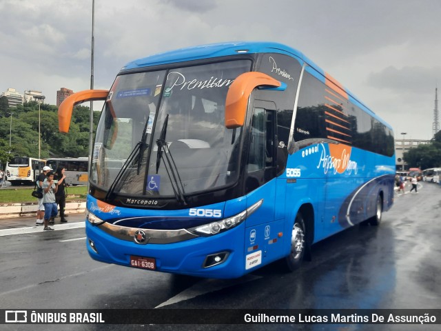 Empresa de Ônibus Pássaro Marron 5055 na cidade de São Paulo, São Paulo, Brasil, por Guilherme Lucas Martins De Assunção. Número da foto: #9659375.