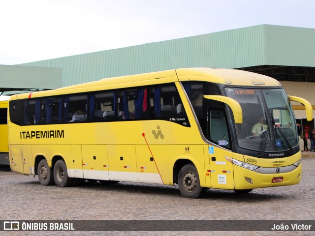 Viação Itapemirim 60095 na cidade de Petrolina, Pernambuco, Brasil, por João Victor. ID da foto: 9657755.