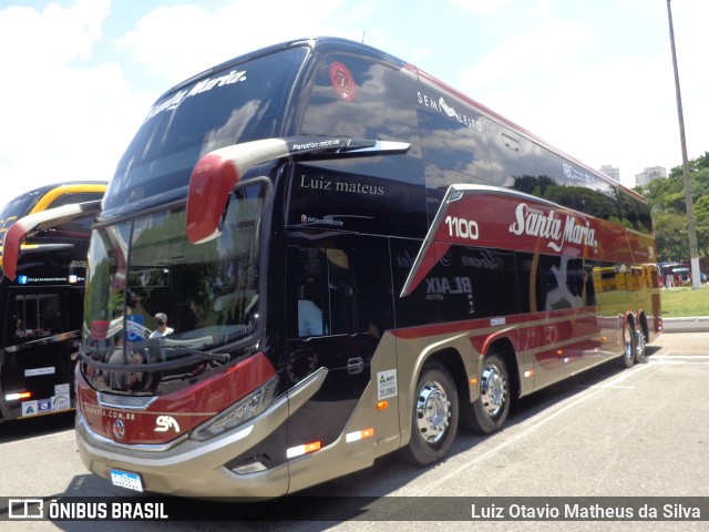 Santa Maria Fretamento e Turismo > Transportes Santa Maria(SP) 1100 na cidade de São Paulo, São Paulo, Brasil, por Luiz Otavio Matheus da Silva. Número da foto: #9658465.
