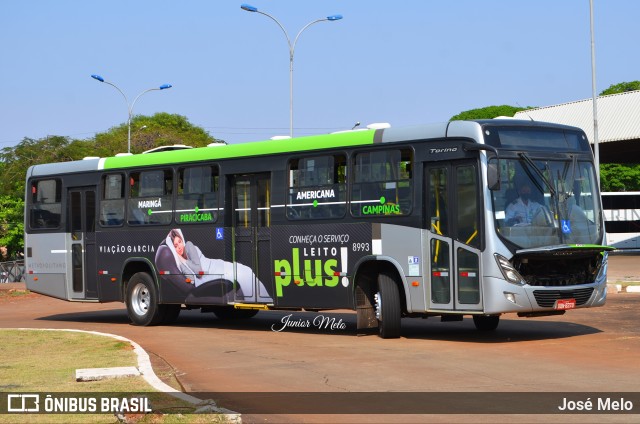 Viação Garcia 8993 na cidade de Maringá, Paraná, Brasil, por José Melo. Número da foto: #9662506.