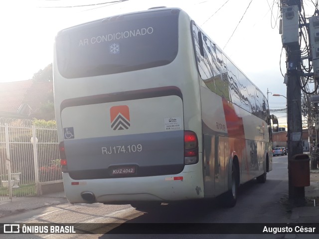 Viação Cidade do Aço RJ 174.109 na cidade de Nova Iguaçu, Rio de Janeiro, Brasil, por Augusto César. Número da foto: #9660593.