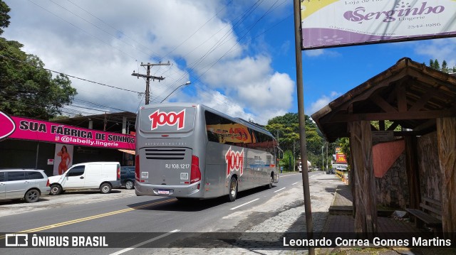 Auto Viação 1001 RJ 108.1217 na cidade de Nova Friburgo, Rio de Janeiro, Brasil, por Leonardo Correa Gomes Martins. Número da foto: #9661187.