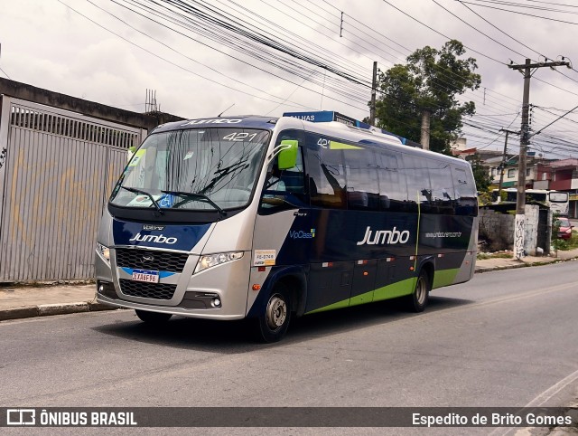 Jumbo Turismo 421 na cidade de Francisco Morato, São Paulo, Brasil, por Espedito de Brito Gomes. Número da foto: #9662974.