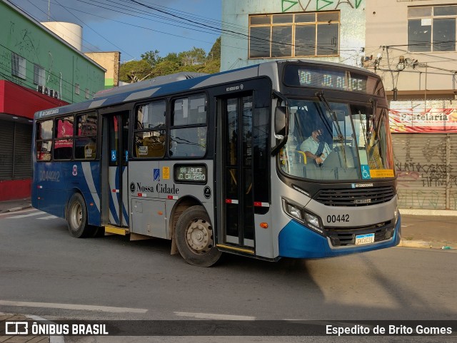 Viação Nossa Cidade 00442 na cidade de Franco da Rocha, São Paulo, Brasil, por Espedito de Brito Gomes. Número da foto: #9660637.