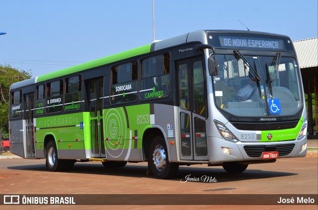 Viação Garcia 8253 na cidade de Maringá, Paraná, Brasil, por José Melo. ID da foto: 9662728.