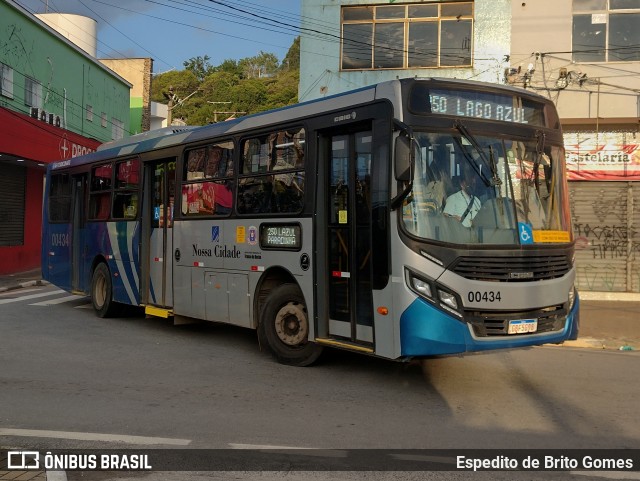 Viação Nossa Cidade 00434 na cidade de Franco da Rocha, São Paulo, Brasil, por Espedito de Brito Gomes. Número da foto: #9660639.