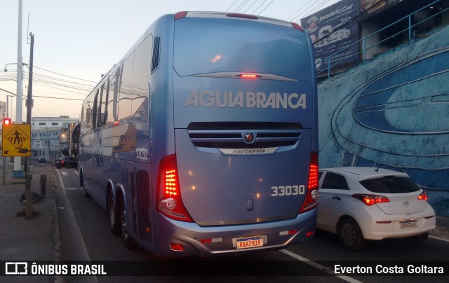 Viação Águia Branca 33030 na cidade de Cariacica, Espírito Santo, Brasil, por Everton Costa Goltara. ID da foto: 9660501.