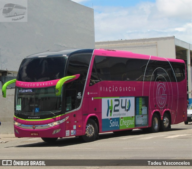 Viação Garcia 8554 na cidade de Rio de Janeiro, Rio de Janeiro, Brasil, por Tadeu Vasconcelos. ID da foto: 9663559.