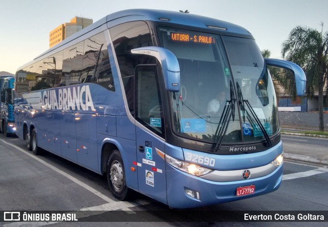 Viação Águia Branca 32690 na cidade de Cariacica, Espírito Santo, Brasil, por Everton Costa Goltara. Número da foto: #9663499.